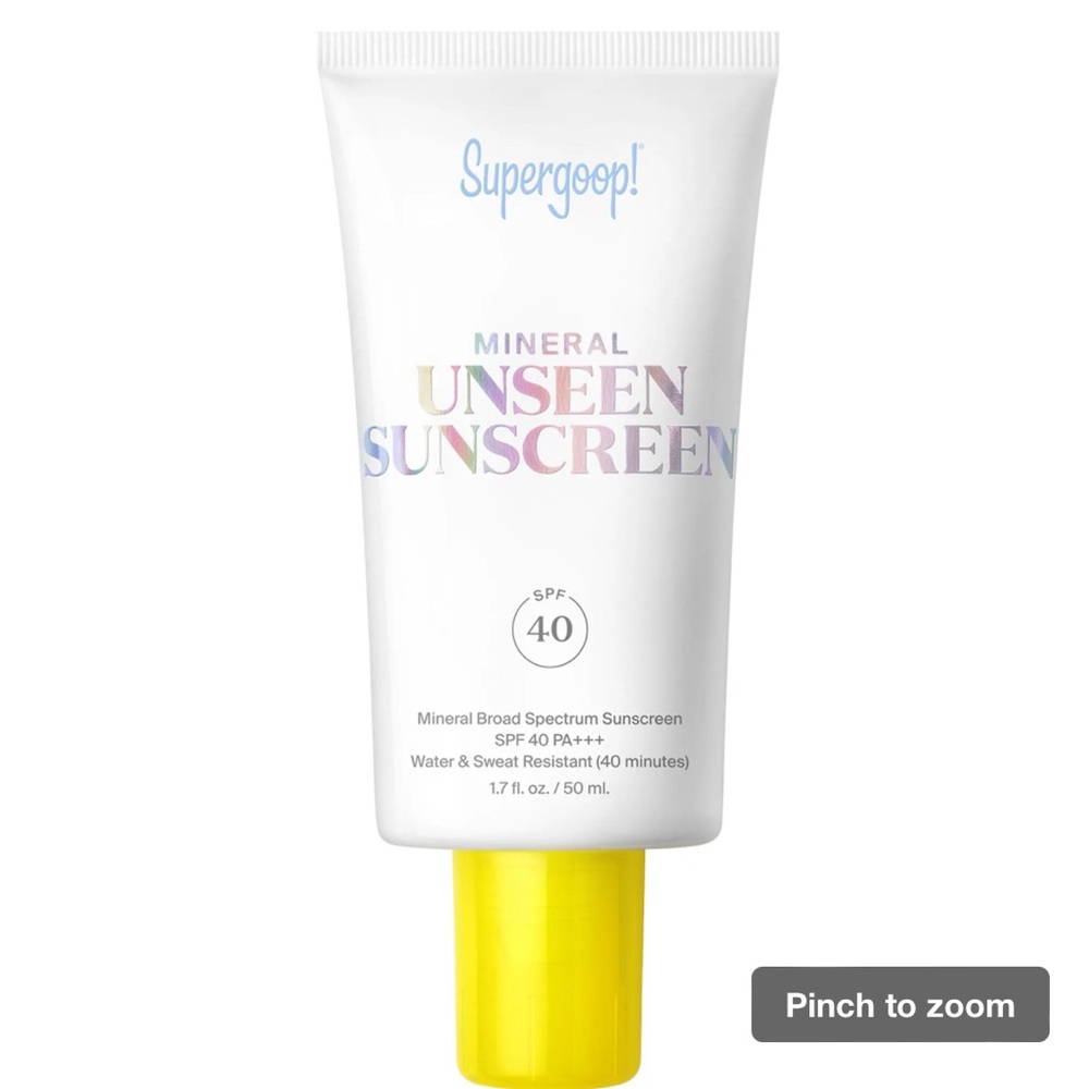 Supergoop! Mineral Unseen Sunscreen SPF 40 - NEW IN BOX